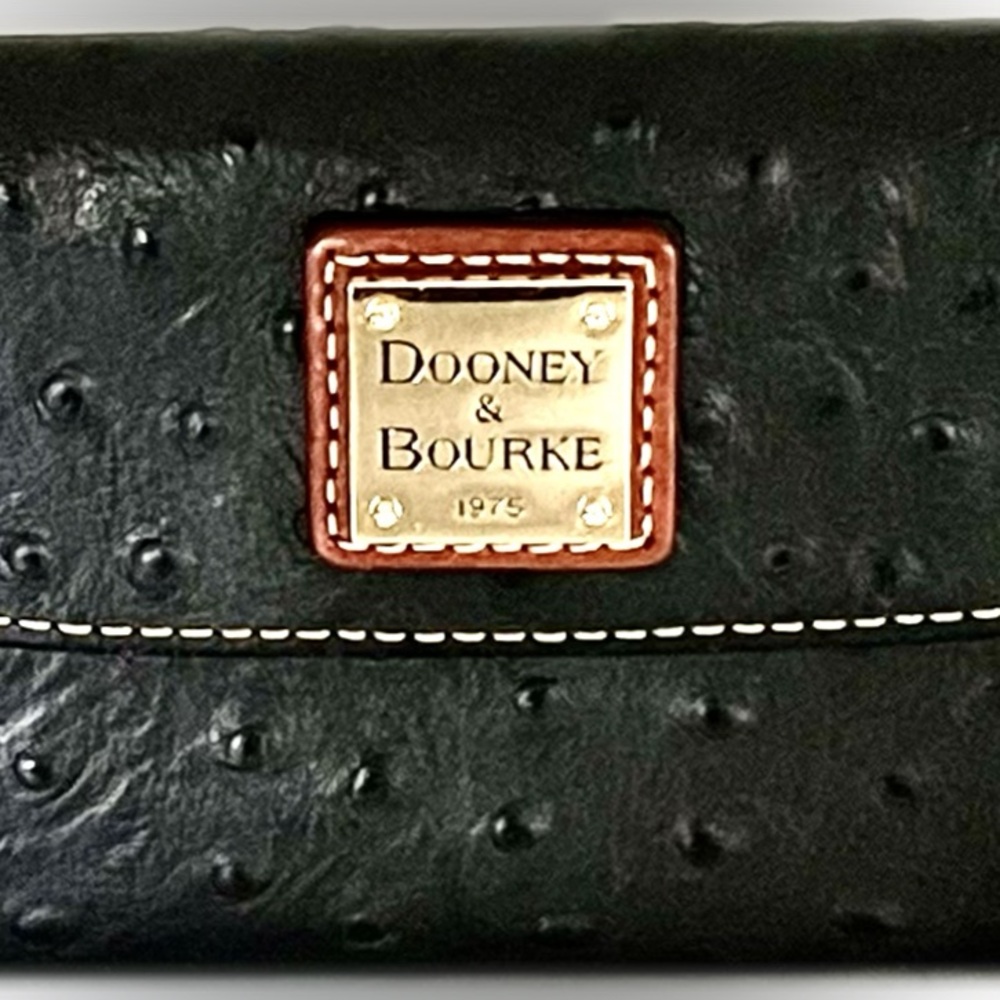 Dooney & Bourke Ostrich Continental Clutch Wallet - Picture 5 of 13